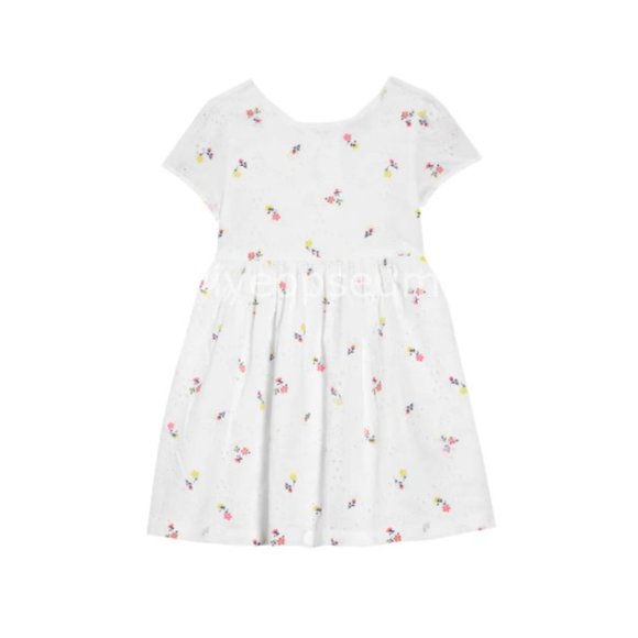 TUCKER AND TATE Print Eyelet Dress - Picture 1 of 7